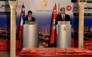 بحضور رئيسي حكومتي تونس وفرنسا توقيع بروتوكول و6 اتفاقيات تعاون