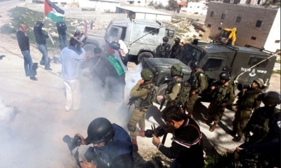 جرحى فلسطينيون برصاص الاحتلال الإسرائيلي في مواجهات متفرقة