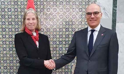 خلال لقاءها بوزير الخارجية: سفيرة كندا بتونس تؤكد التزام بلادها بتنفيذ مشاريع تعنى بالتمكين الاقتصادي والاجتماعي للمرأة
