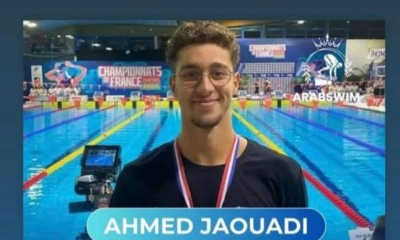 احمد الجوادي يتوج بالميدالية الذهبية في سباق 800 متر