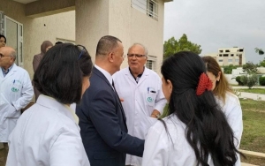 وزير الصحة في زيارة ميدانية إلى المستشفى الجامعي المنجي سليم بالمرسى