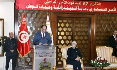 وزير الدّاخليّة يُشرف على موكب إحياء الذكرى 67 لعيد قوّات الأمن الدّاخلي