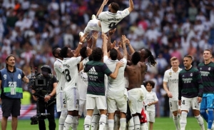 بنزيمة يهز شباك بلباو في وداع ريال مدريد