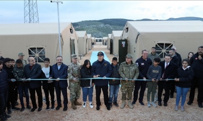 افتتاح "مخيم الناتو" التعليمي في هطاي التركية