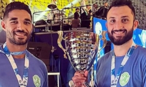محمد السوسي واسامة حسني بطلا الدوري المقدوني لكرة اليد