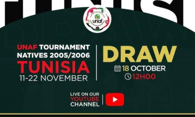 نتائج قرعة دورة إتحاد شمال إفريقيا لمنتخبات مواليد 2005-2006 :