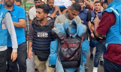 مراسلون بلا حدود: مقتل ما لا يقل عن 17 صحفيا في الشرق الأوسط منذ أكتوبر الماضي