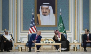  قمة بين ولي العهد السعودي محمد بن سلمان والرئيس الأمريكي دونالد ترامب