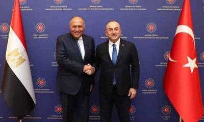 تركيا ومصر تعلنان التعاون بشكل أوثق بشأن ليبيا