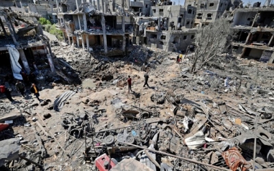 غـــ.ــزة : 16 شهيــدا وعشرات الجرحى جراء قصف الاحتلال لمنزل