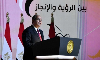 الرئيس المصري السيسي يؤكد ترشحه لانتخابات الرئاسة في ديسمبر