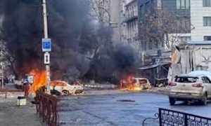 إصابة أكثر من 20 شخصا في قصف روسي استهدف مدينة أوكرانية