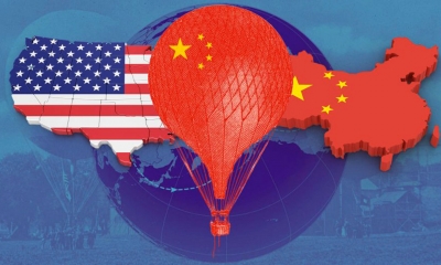 وسائل إعلام أمريكية:  المنطاد الصيني جمع معلومات عن مواقع عسكرية أمريكية حساسة