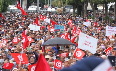 رفضا لإجراءات قيس سعيد:  «موطنون ضد الانقلاب» يواصلون تحركهم اليوم بباردو