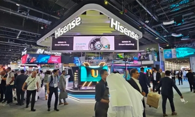 شركة ” Hisense" لصناعة الإلكترونيات تشارك في فعاليات معرض “جيتكس جلوبال 2023”.