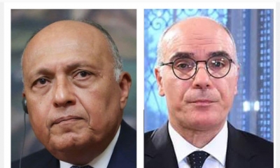 وزير خارجية مصر يهنئ وزير الخارجية التونسي الجديد ويؤكد متانة العلاقات بين البلدين