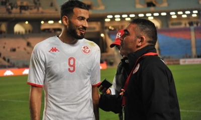 تونس تتقدم على ليبيا في الشوط الاول