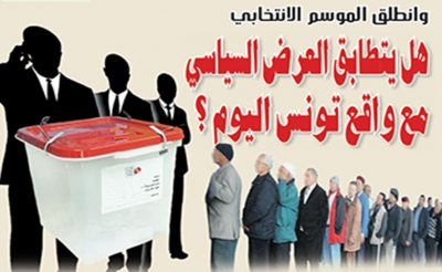 وانطلق الموسم الانتخابي: هل يتطابق العرض السياسي مع واقع تونس اليوم ؟