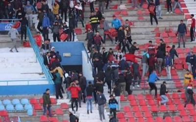 النادي الإفريقي - نادي حمام الأنف (1 - 0):  عنف..شغب وغضب جماهيري كبير