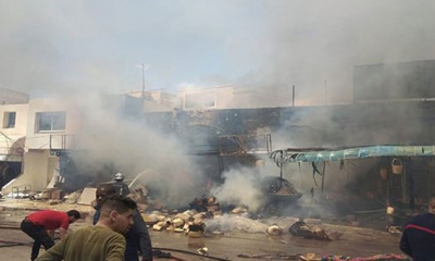 اندلاع حريق في سوق جارة بقابس: قاضي التحقيق يعطي إنابة عدلية للشرطة العدلية