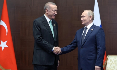 بوتين يستقبل إردوغان في سوتشي الإثنين
