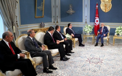 رئيس الجمهورية يلتقي بوفد عن حركة نداء تونس