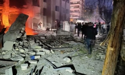 قصف إسرائيلي على حي سكني في دمشق
