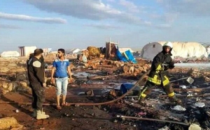 سوريا: تنديد دولي واسع بالقصف الجوّي.. على مخيـّم «الكمونة» للنازحيـن