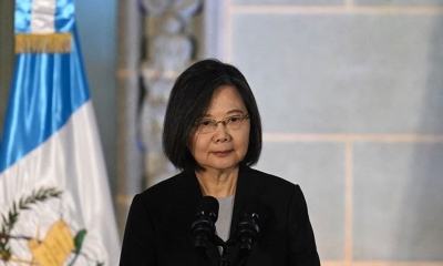 رئيسة تايوان تزور غواتيمالا وبيليز آخر دولتين حليفتين لها في أمريكا الوسطى