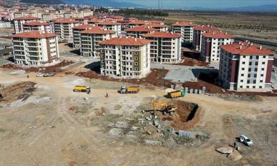 تركيا تبدأ أعمال تشييد أبنية بالمناطق المنكوبة جراء الزلزال