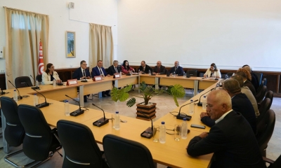 بودربالة يعقد جلسة عمل مع أعضاء مجموعة التعاون البرلماني مع الدول العربية