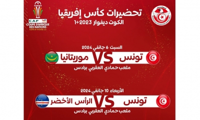 نسور قرطاج يواجهون موريتانيا والرأس الاخضر قبل كان الكوت ديفوار