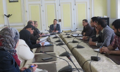 إجتماع اللجنة الجهوية لتنظيم توزيع مادة السداري بمقر ولاية تونس