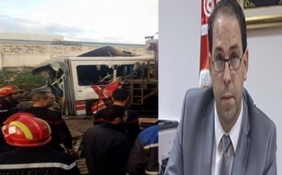 حادث اصطدام قطار بحافلة : الشاهد يأمر بفتح تحقيق
