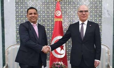 لقاء بين وزير الخارجية والقائم بأعمال سفارة ليبيا بتونس