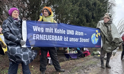 نشطاء المناخ يواصلون الاحتجاج على توسيع منجم فحم غربي ألمانيا