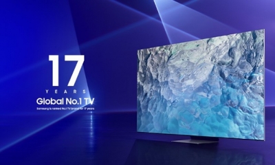 سامسونج  تتصدر سوق التلفزيونات العالمي في 2022