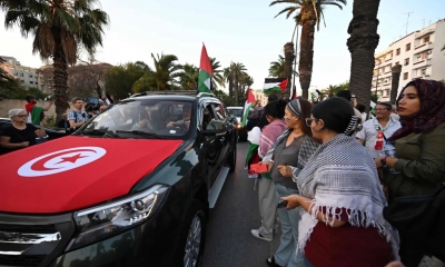 قافلة الصمود البرية تغادر تونس نحو غزة في مسار طويل يمتد لآلاف الكيلومترات: 15 جوان الموعد المبرمج لوصولها إلى معبر رفح وهيئة المحامين تستعد للالتحاق بها جوا