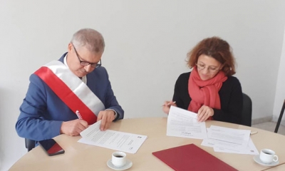 توقيع البرنامج التنفيذي المشترك لسنة 2023 بين بلدية باردو والمكتب الاقليمي للكنفدرالية الالمانية لتعليم الكبار