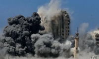 جيش الاحتلال الإسرائيلي يبدأ بقصف مبان سكنية متعددة الطوابق بغزة