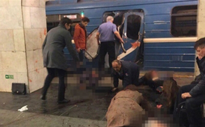 روسيا : حوالي 10 قتلى في انفجار بمحطة مترو