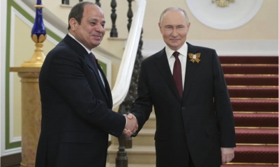 السيسي وبوتين يبحثان سبل استعادة الاستقرار الإقليمي