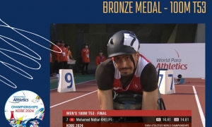 بطولة العالم كوبي اليابان 2024: البطل محمد نضال الخليفي يهدي تونس برونزية سباق 100 متر