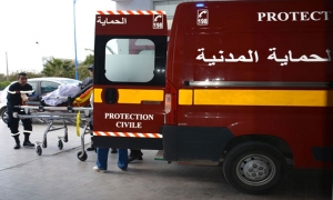 تعرض شاب إلى صعقة كهربائية من عمود كهربائي