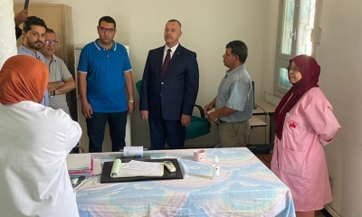 وزير الصحة يزور مركز الصحة الأساسية ببئر الأحمر