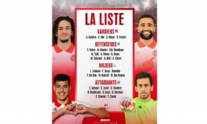 قائمة المنتخب الوطني لمواجهات المغرب و بوركينا فاسو وغينيا