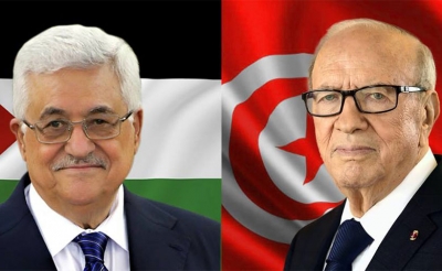 رئيس الجمهورية يتصل بالرئيس الفلسطيني