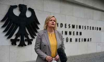 وزيرة الداخلية الألمانية تعتزم زيارة بولونيا