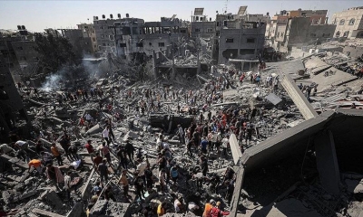 حرب غزة في يومها الـ 153 جهود دولية تسابق الزمن لإرساء وقف لإطلاق النار في غزة قبل شهر رمضان