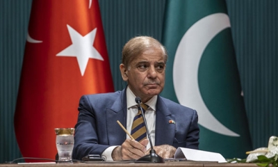 رئيس وزراء باكستان شهباز شريف يصل تركيا الخميس